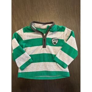 12m Carters Fleece 1/4 Zip Pullover